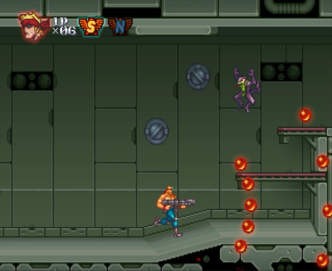 Contra ReBirth - геймплей игры на Nintendo Wii
